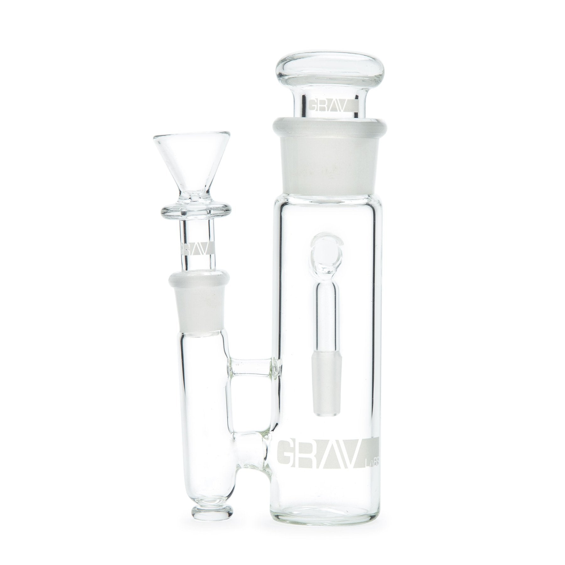 Grav® Phoenix Open Top Ashcatcher (18mm Joint, 90° Angle) by GRAV / Grav Labs | Mission Dispensary