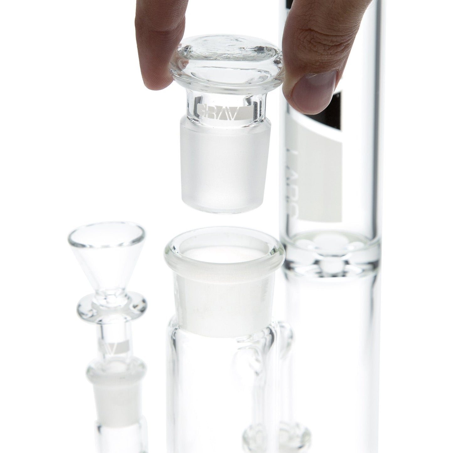 Grav® Phoenix Open Top Ashcatcher (18mm Joint, 90° Angle) by GRAV / Grav Labs | Mission Dispensary