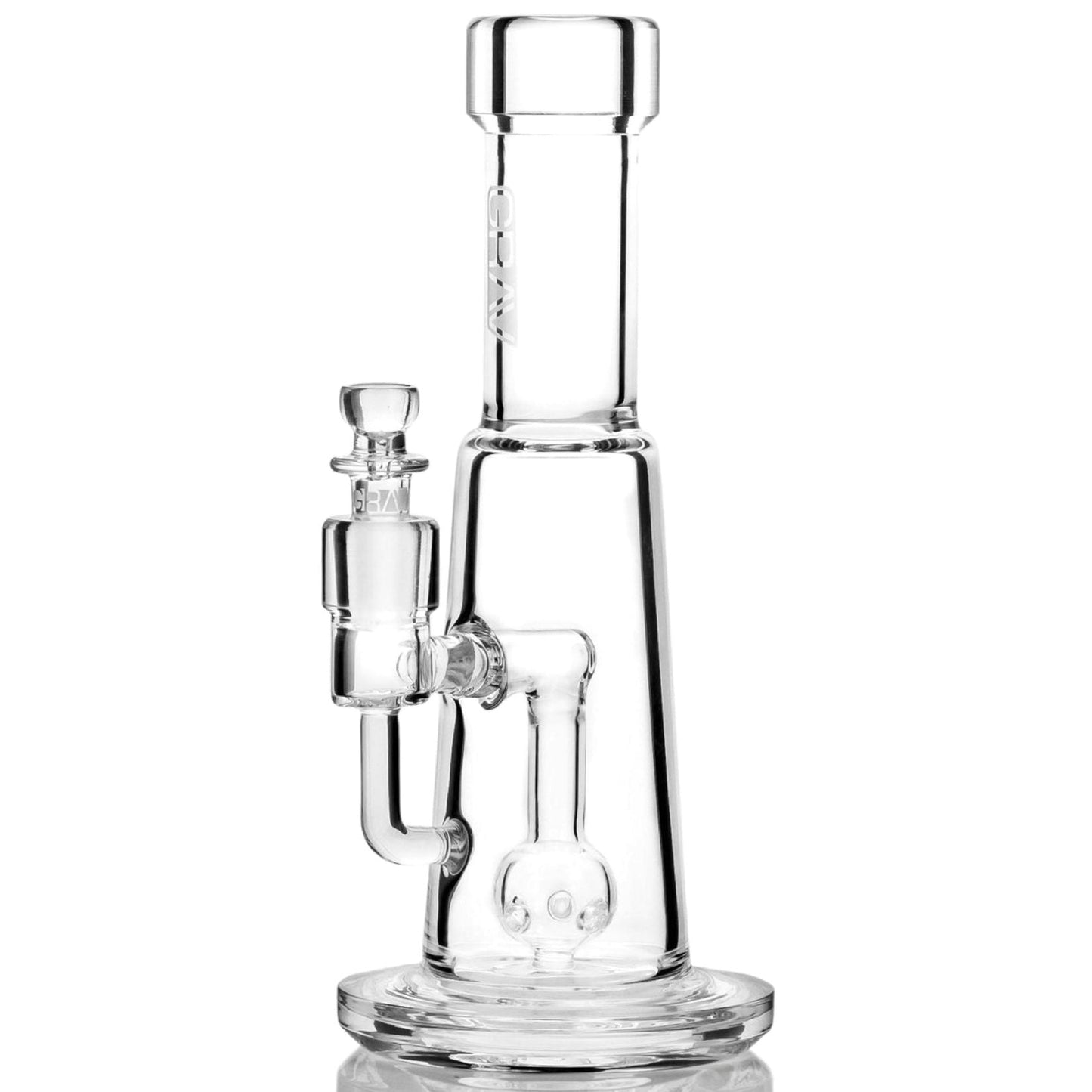Grav® 8” Small Straight Tube Bong w. Orb Perc by GRAV / Grav Labs | Mission Dispensary