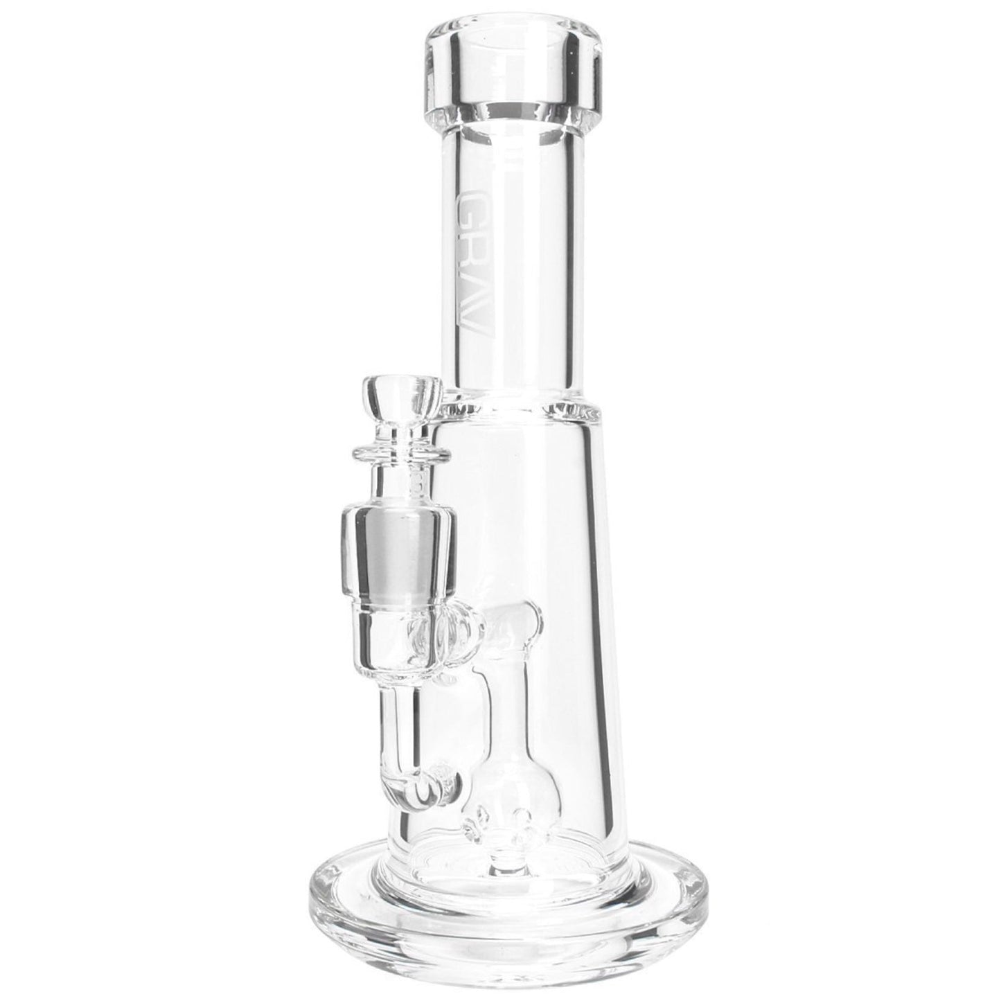 Grav® 8” Small Straight Tube Bong w. Orb Perc by GRAV / Grav Labs | Mission Dispensary