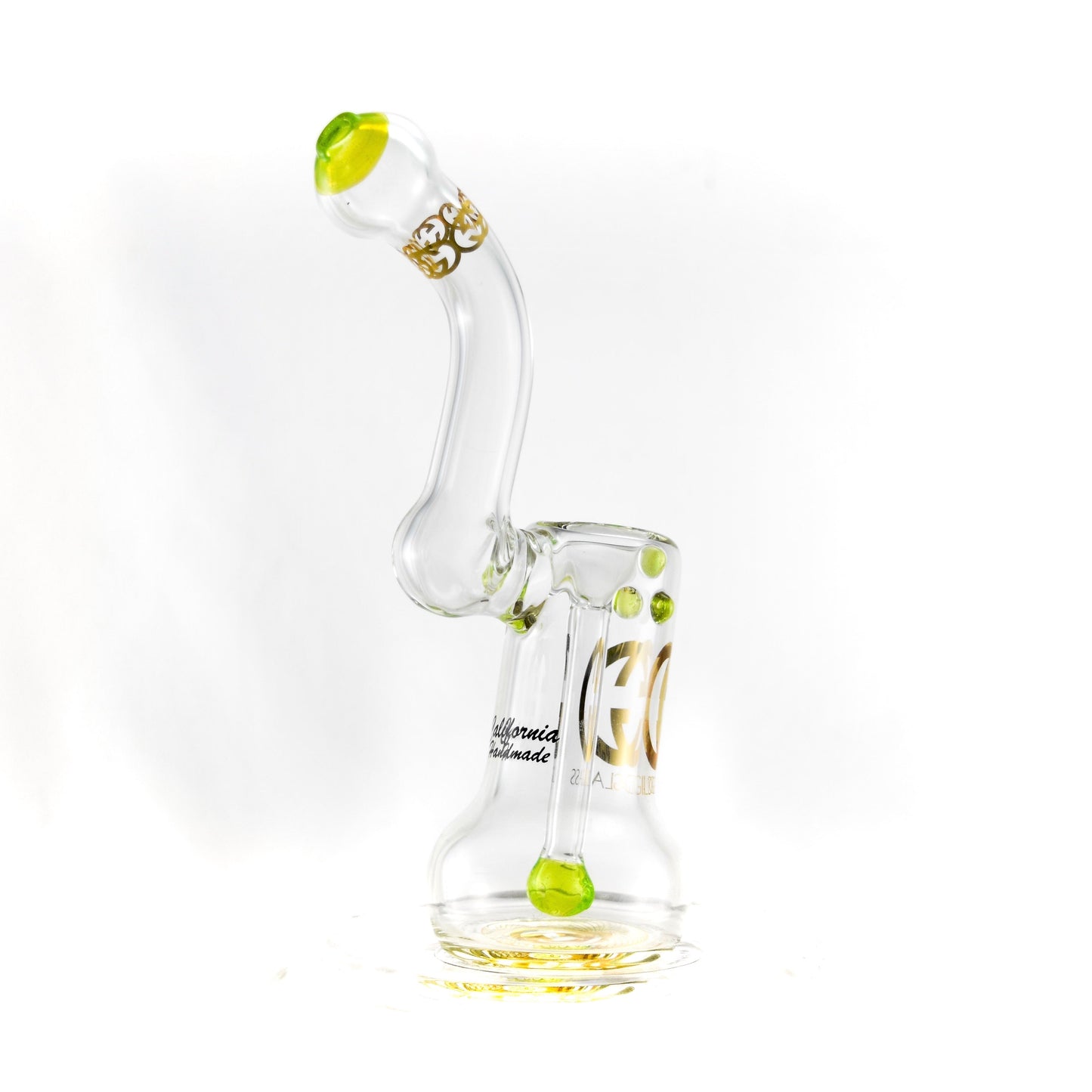 Gilded Glass 24k Sherlock Bubbler by Gilded Glass | Mission Dispensary
