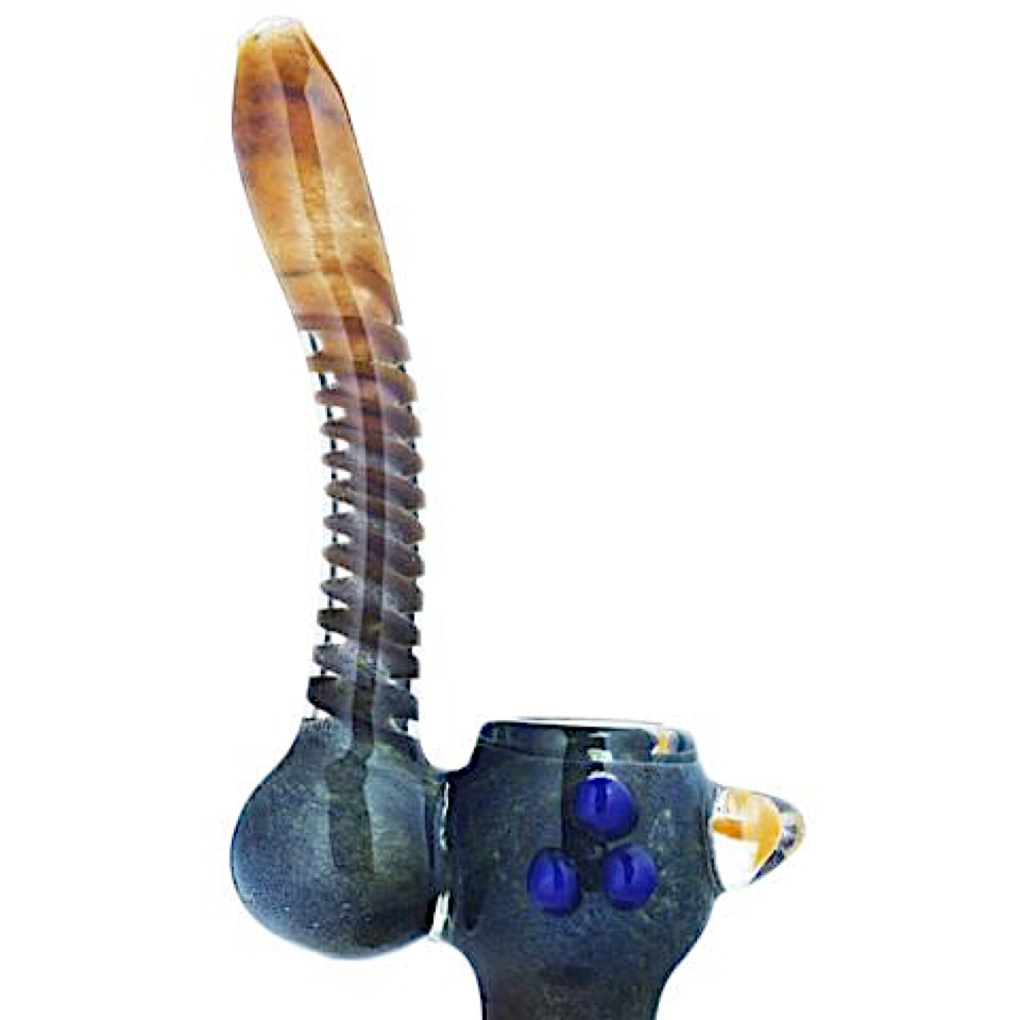 Glassheads 8.5” Inside-Out Frit Glass Sherlock Bubbler 