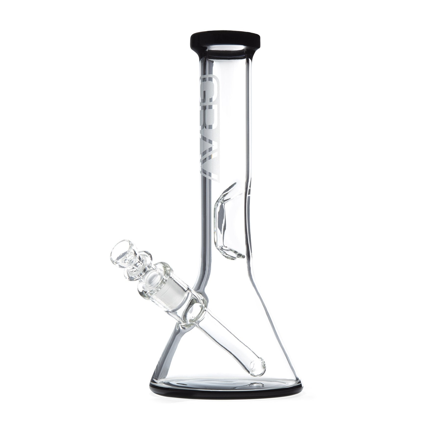 Grav® 8” Beaker Base Water Pipe - Black by GRAV / Grav Labs | Mission Dispensary