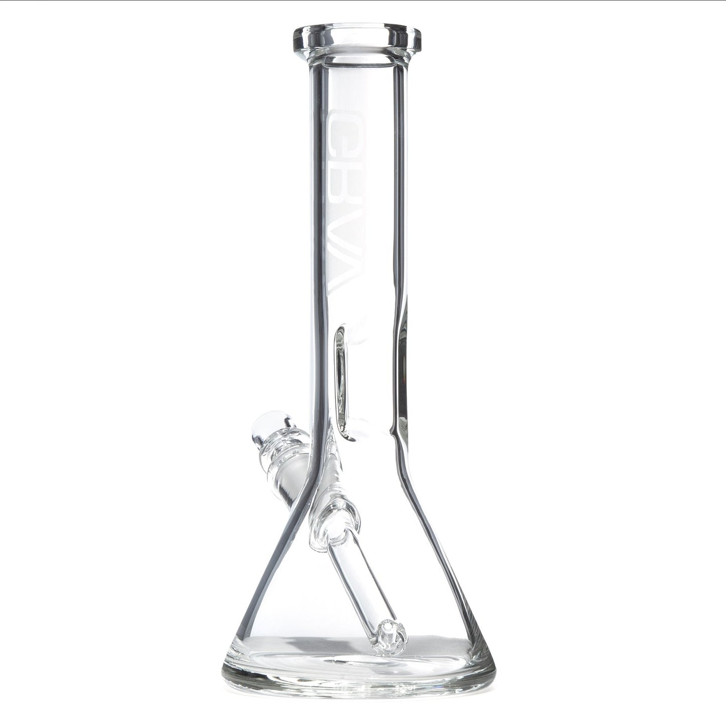 Grav® 8” Beaker Base Water Pipe - Clear by GRAV / Grav Labs | Mission Dispensary