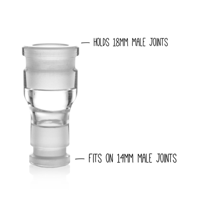 Grav® Gender/Size Adapter - Converts 14mm Male to 18mm Female by GRAV / Grav Labs | Mission Dispensary