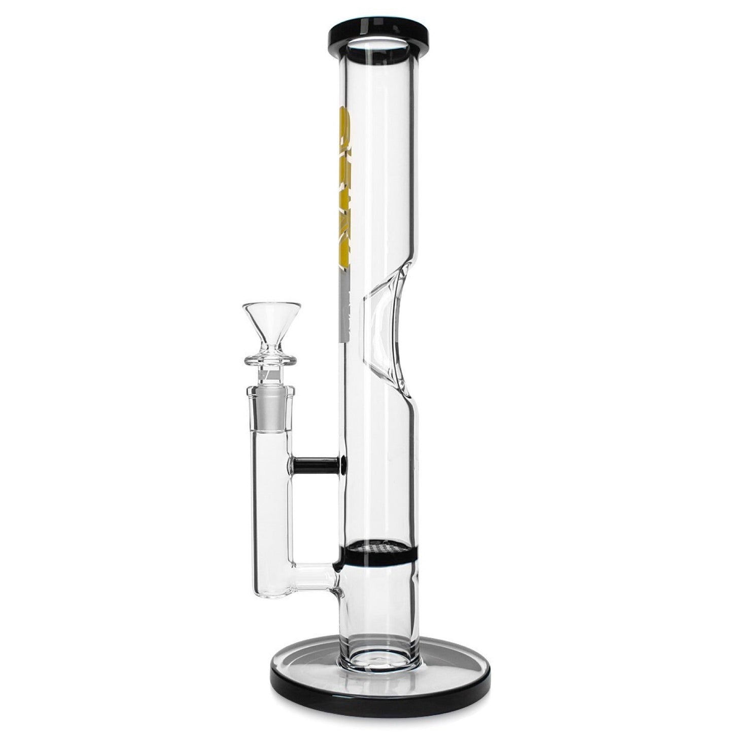 Grav® 12” Straight Tube Honeycomb Perc Water Pipe by GRAV / Grav Labs | Mission Dispensary