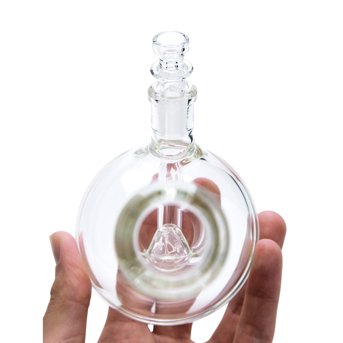 Grav® 8” Bubble Base Beaker Bong - Clear by GRAV / Grav Labs | Mission Dispensary