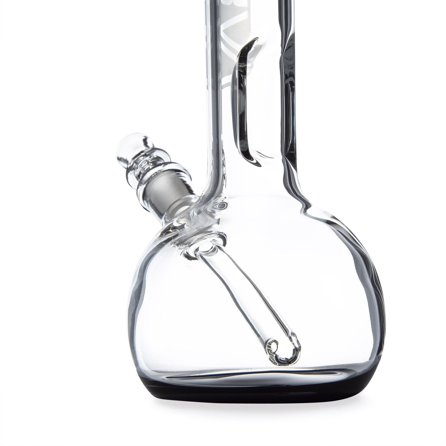 Grav® 8” Bubble Base Beaker Bong - Black by GRAV / Grav Labs | Mission Dispensary