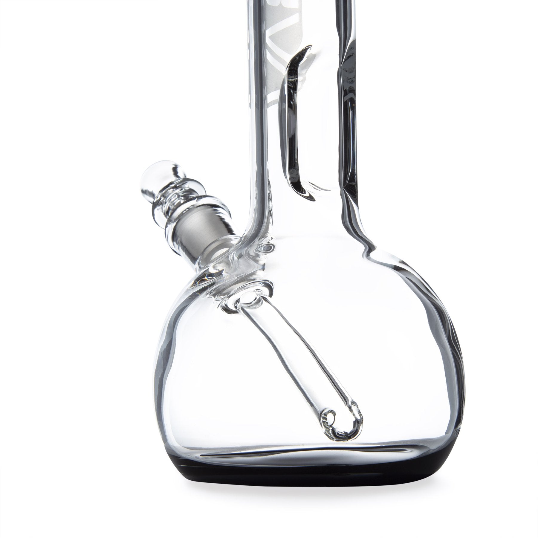 Grav® 8” Bubble Base Beaker Bong - Black by GRAV / Grav Labs | Mission Dispensary