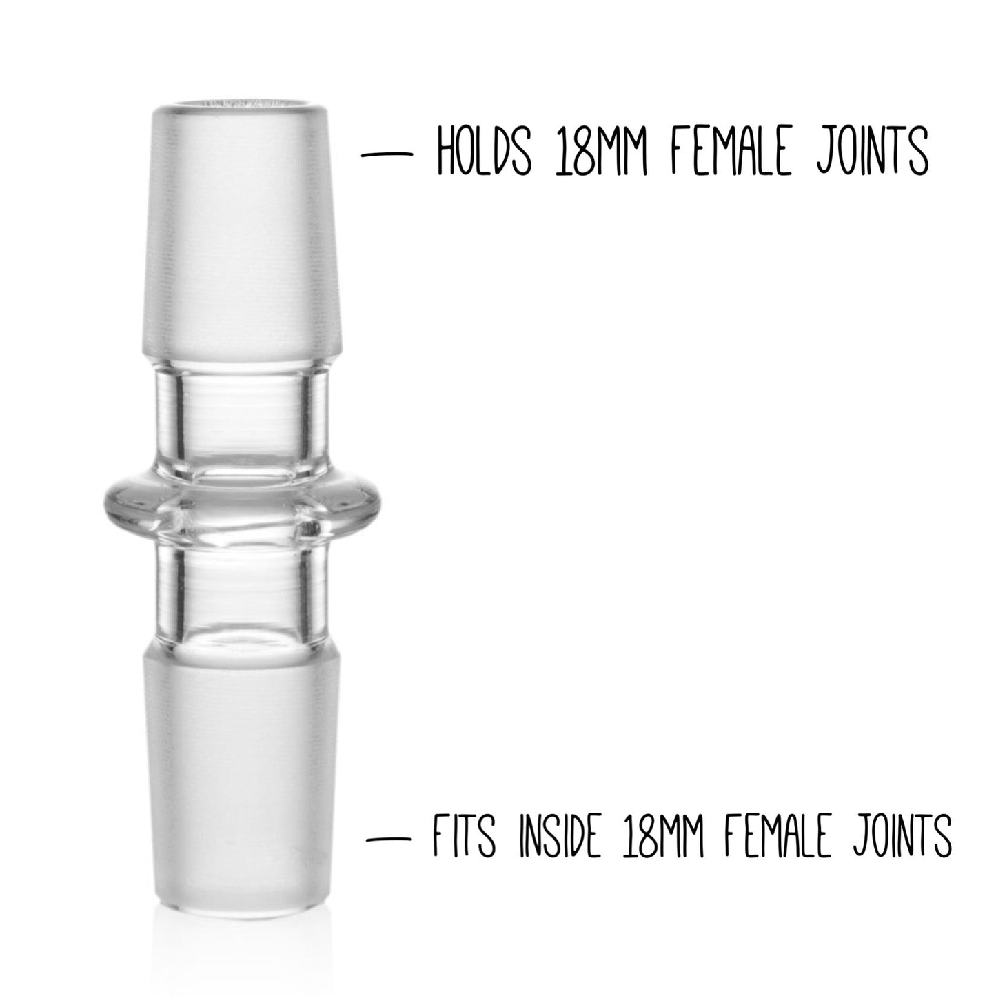 Grav® Gender Adapter - Converts 18mm Female to 18mm Male by GRAV / Grav Labs | Mission Dispensary