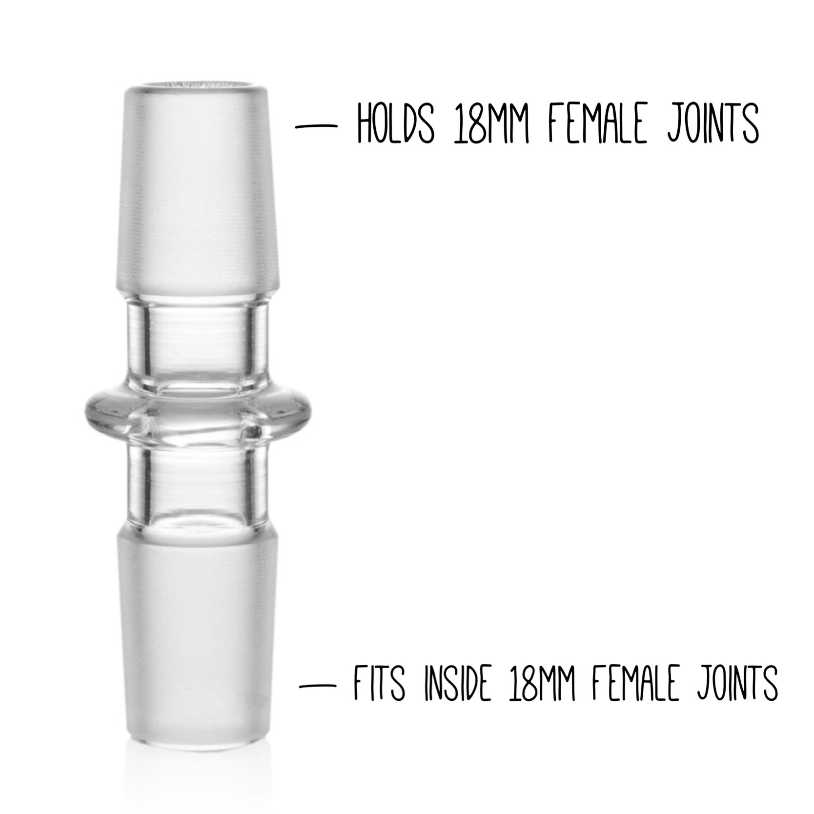 Grav® Gender Adapter - Converts 18mm Female to 18mm Male by GRAV / Grav Labs | Mission Dispensary