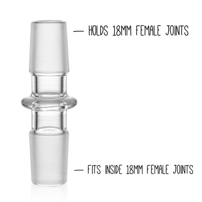 Grav® Gender Adapter - Converts 18mm Female to 18mm Male by GRAV / Grav Labs | Mission Dispensary