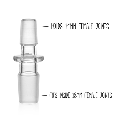 Grav® Gender/Size Adapter - Converts 18mm Female to 14mm Male by GRAV / Grav Labs | Mission Dispensary