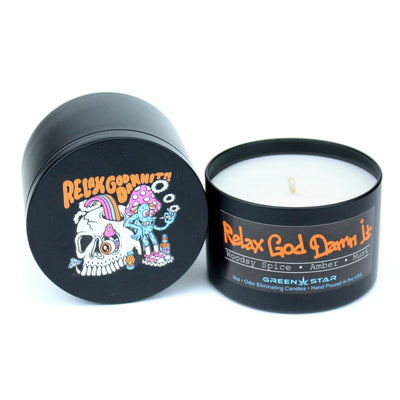 Green Star Odor Eliminator Candle (6oz) by Green Star | Mission Dispensary