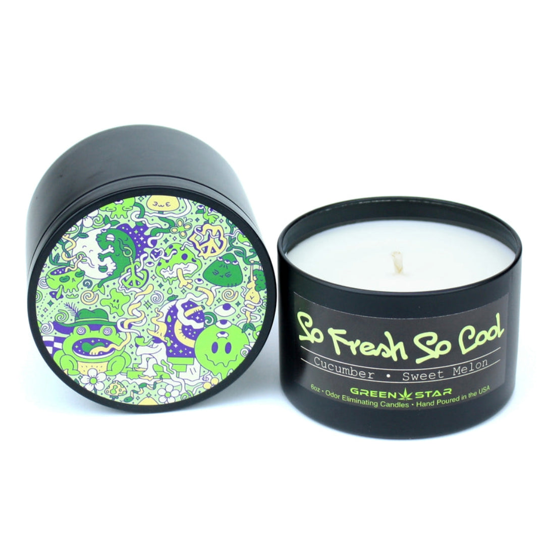 Green Star Odor Eliminator Candle (6oz) by Green Star | Mission Dispensary
