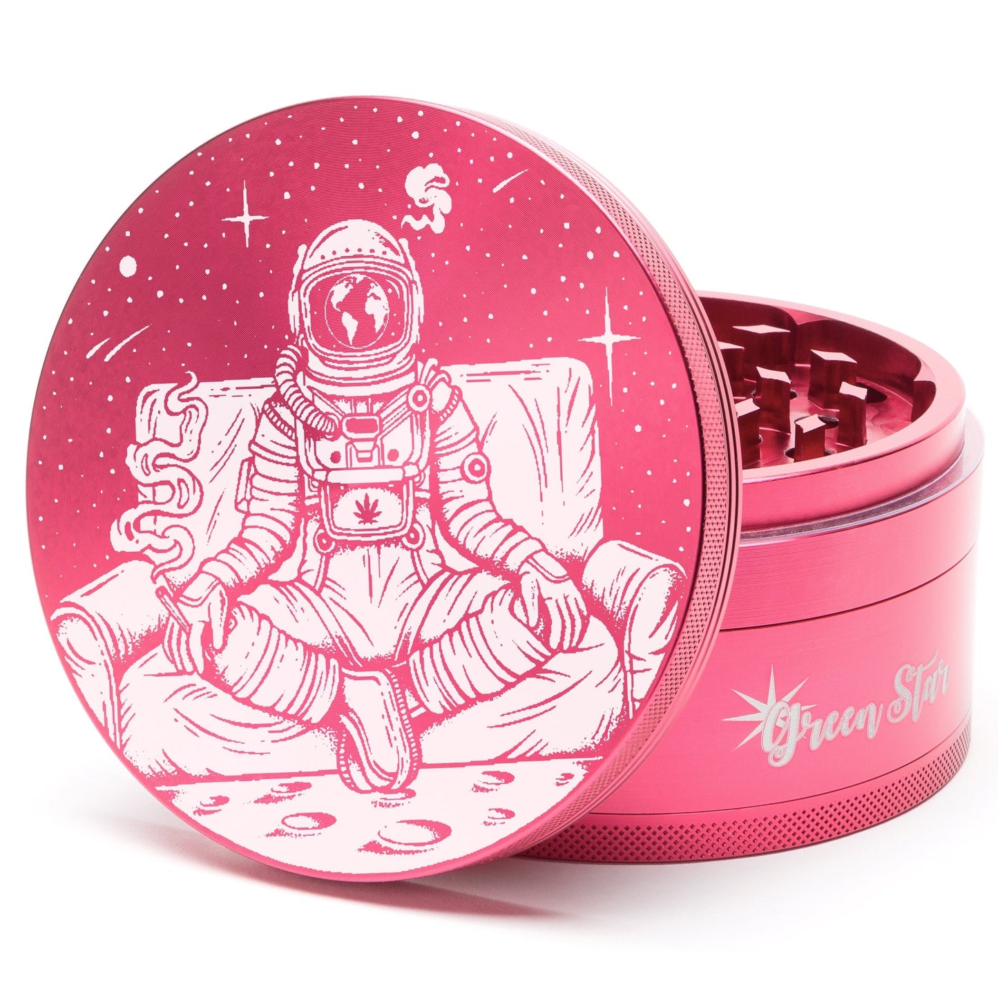 Green Star Novelty Large 4-Piece Grinder by Green Star | Mission Dispensary