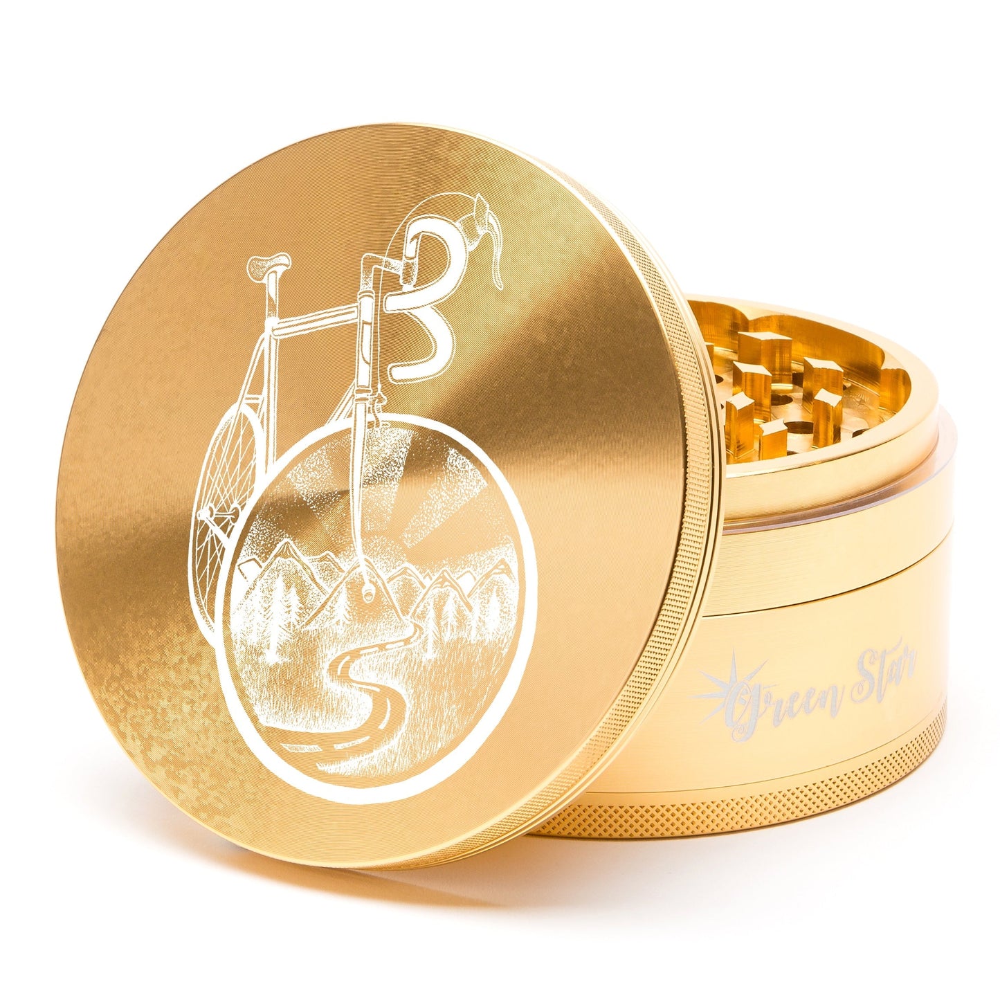 Green Star Novelty Large 4-Piece Grinder by Green Star | Mission Dispensary