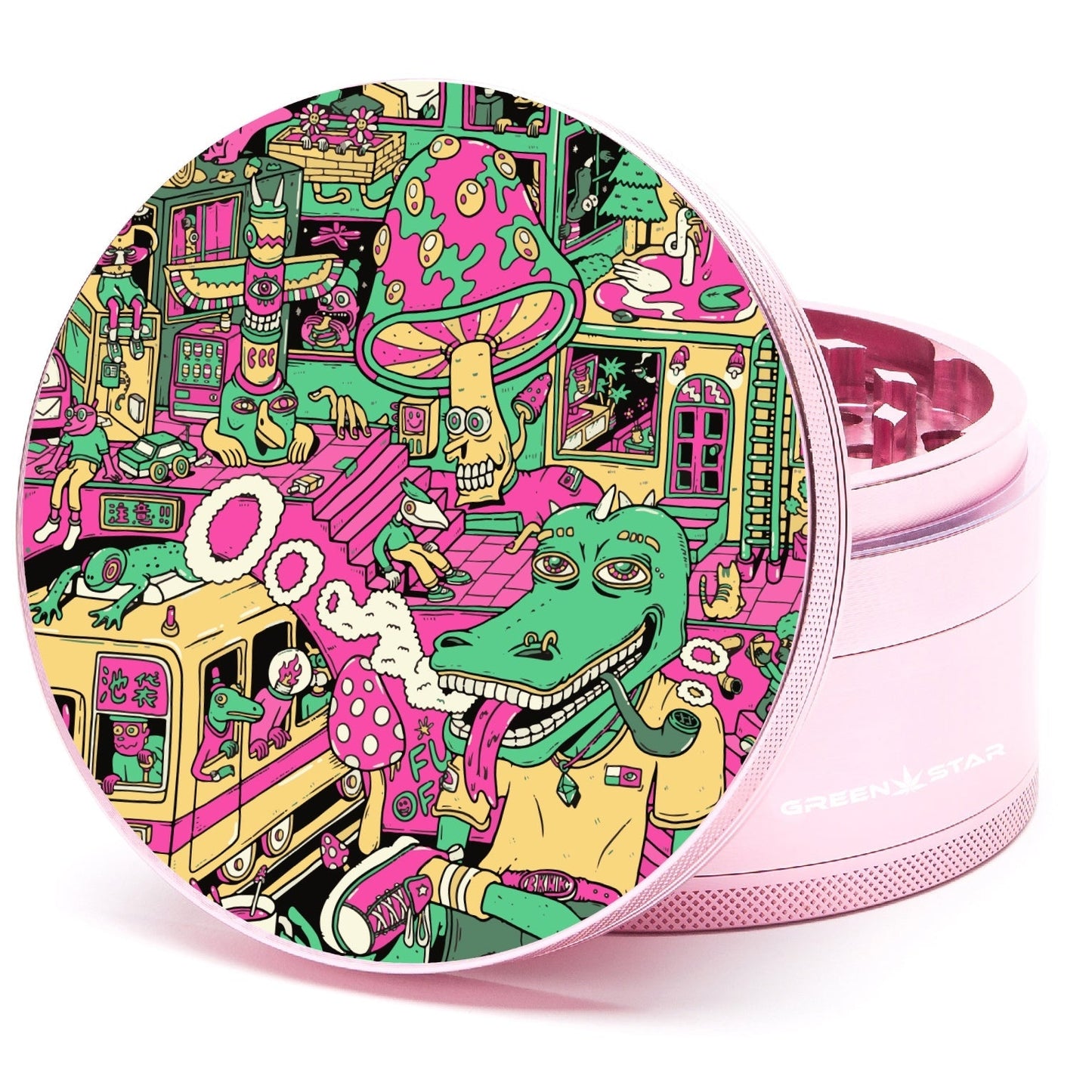 Green Star Scenic Large 4-Piece Grinder by Green Star | Mission Dispensary