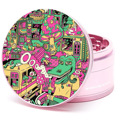 Green Star Scenic Large 4-Piece Grinder by Green Star | Mission Dispensary