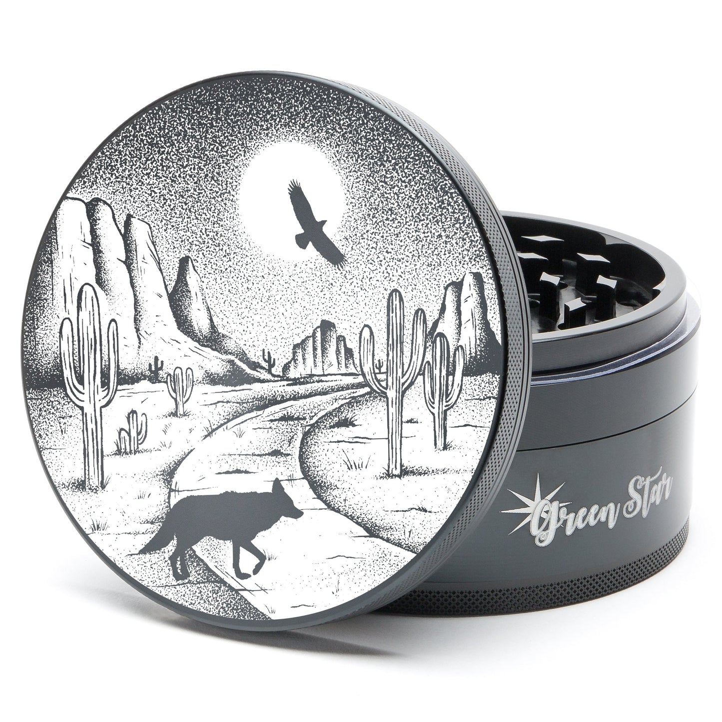 Green Star Scenic Large 4-Piece Grinder by Green Star | Mission Dispensary