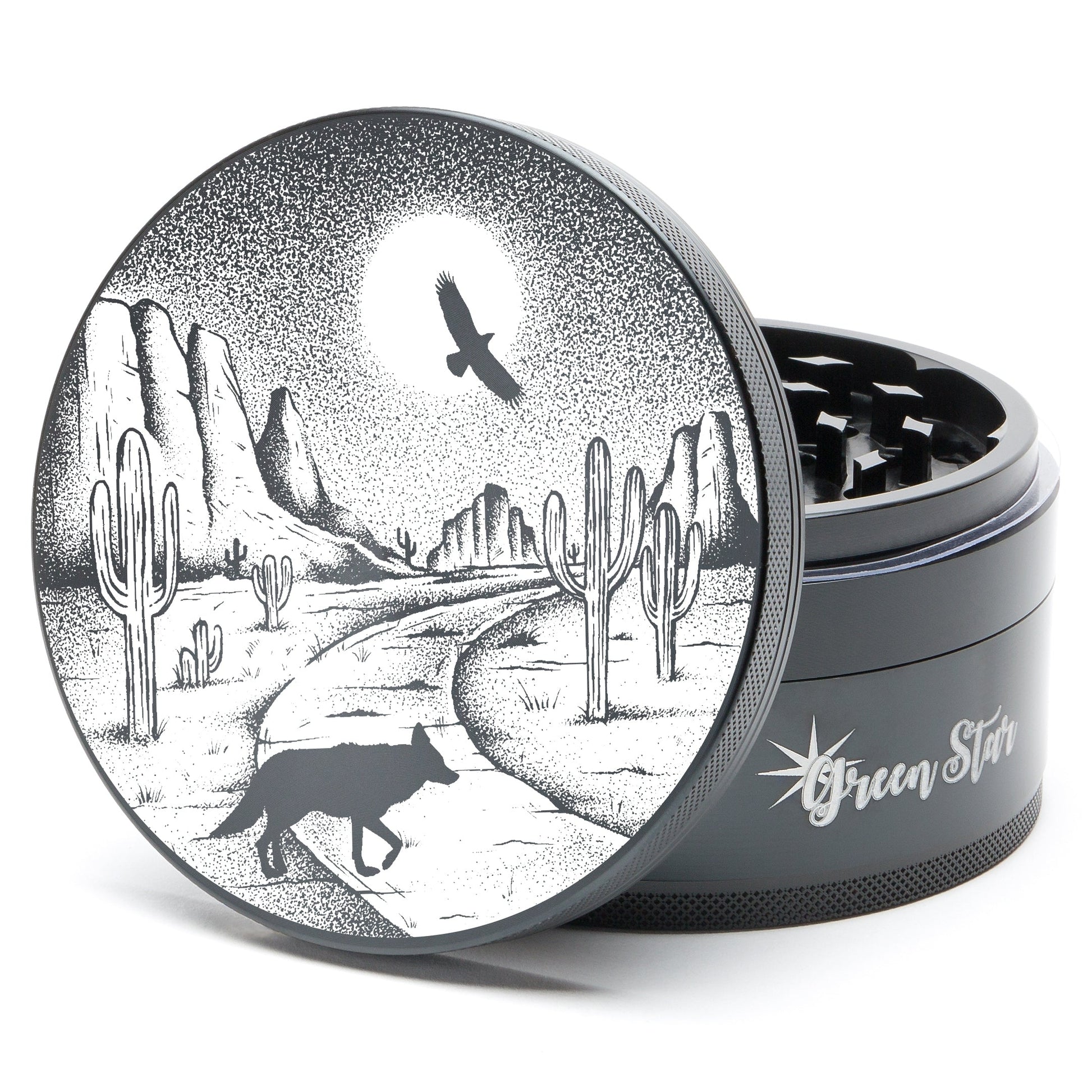 Green Star Scenic Large 4-Piece Grinder by Green Star | Mission Dispensary