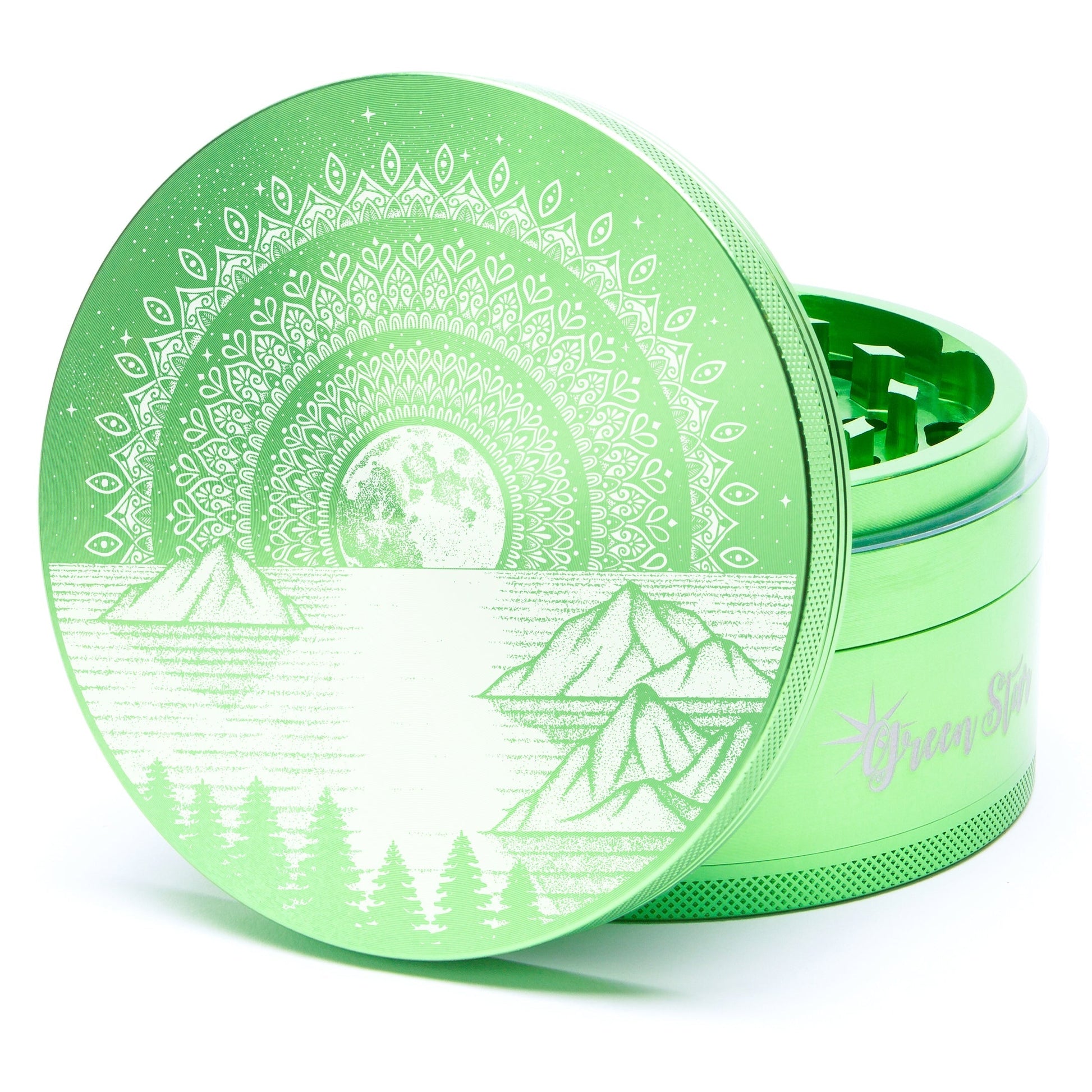 Green Star Scenic Large 4-Piece Grinder by Green Star | Mission Dispensary