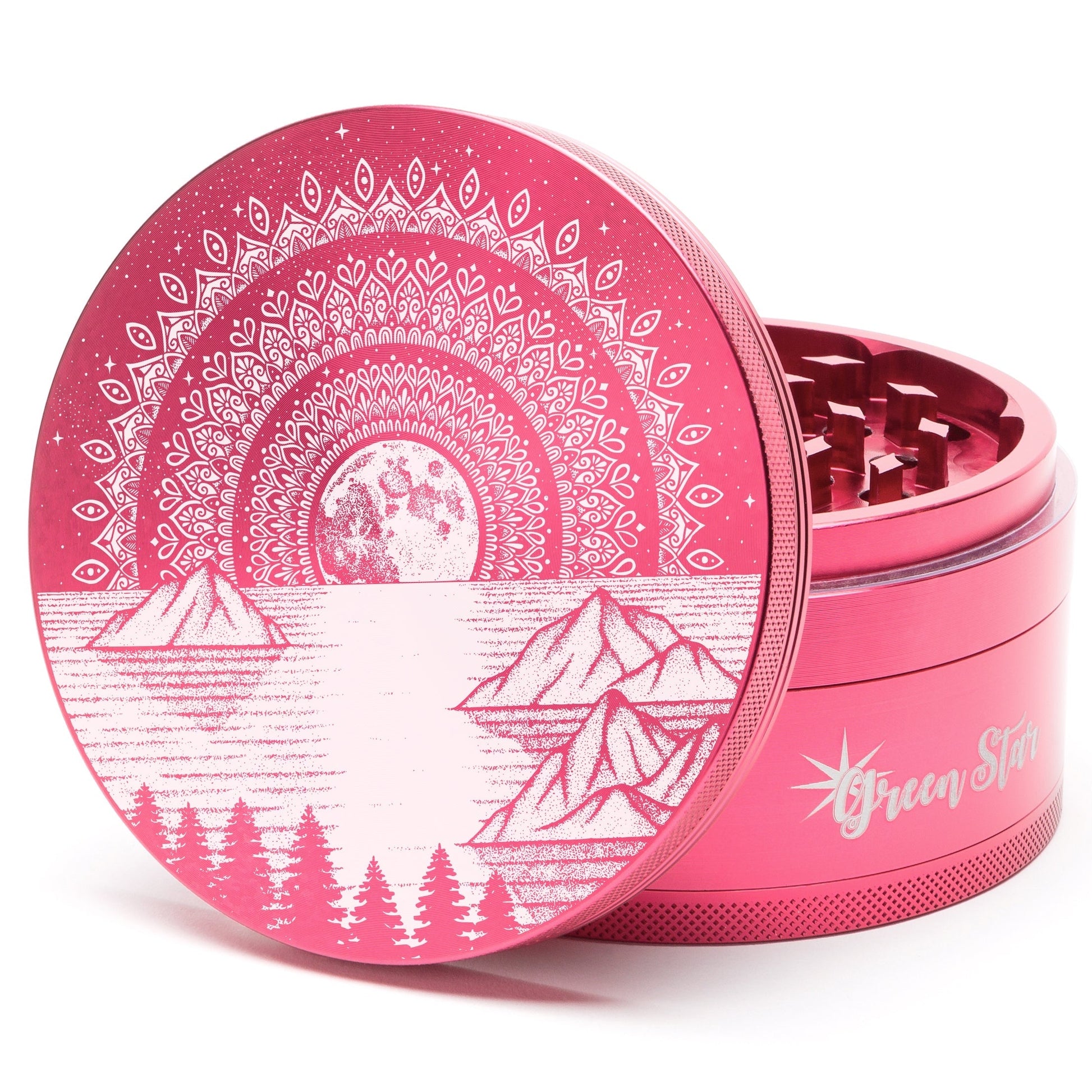 Green Star Scenic Large 4-Piece Grinder by Green Star | Mission Dispensary