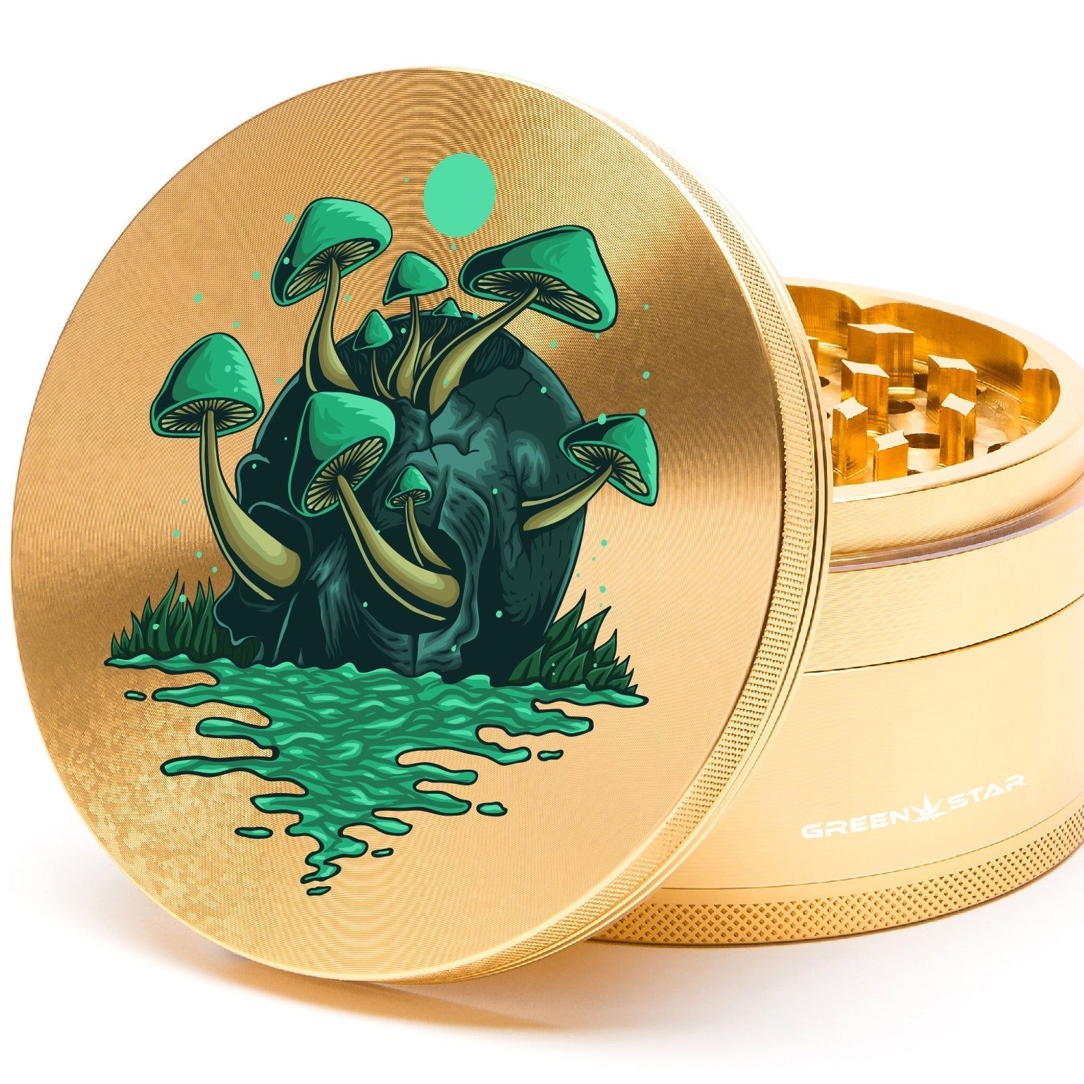 Green Star Scenic Large 4-Piece Grinder by Green Star | Mission Dispensary