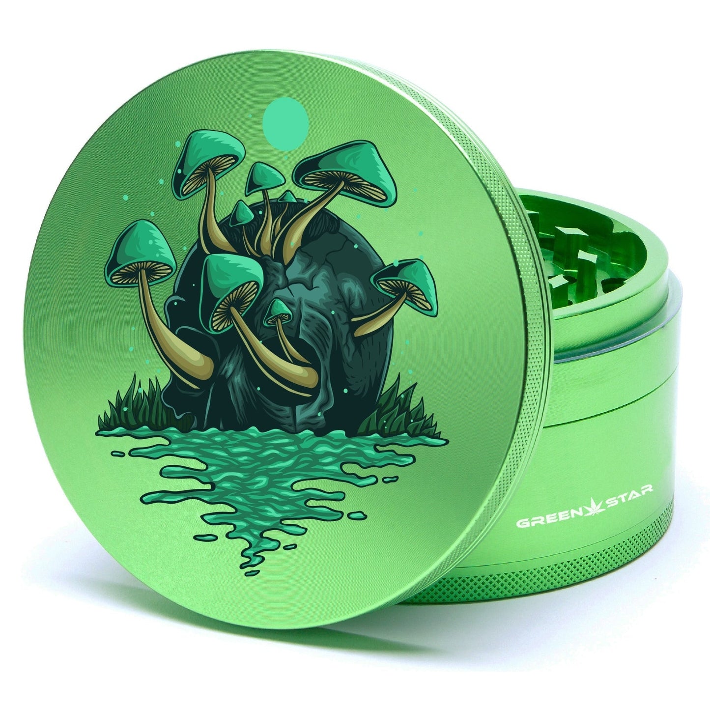 Green Star Scenic Large 4-Piece Grinder by Green Star | Mission Dispensary