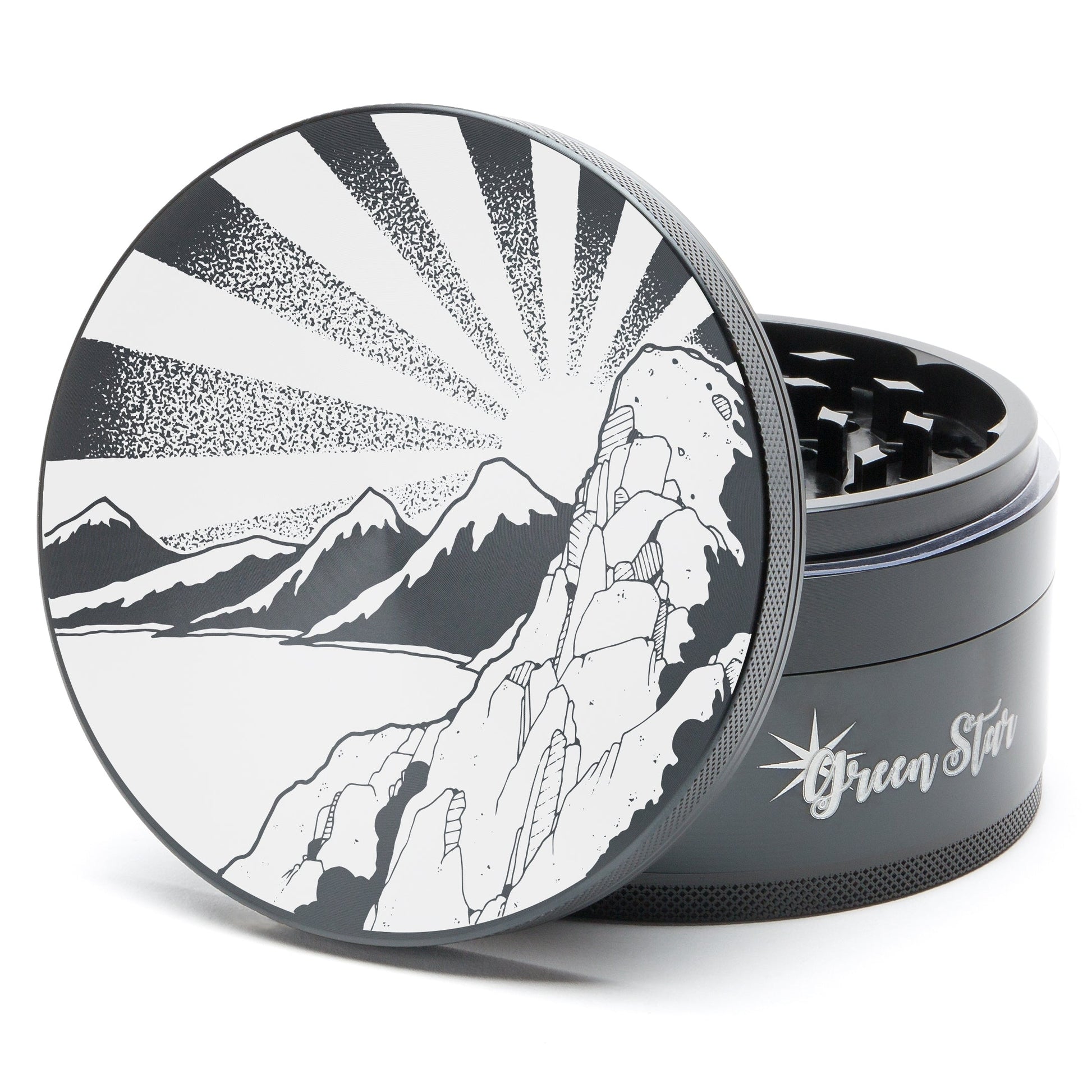 Green Star Scenic Large 4-Piece Grinder by Green Star | Mission Dispensary