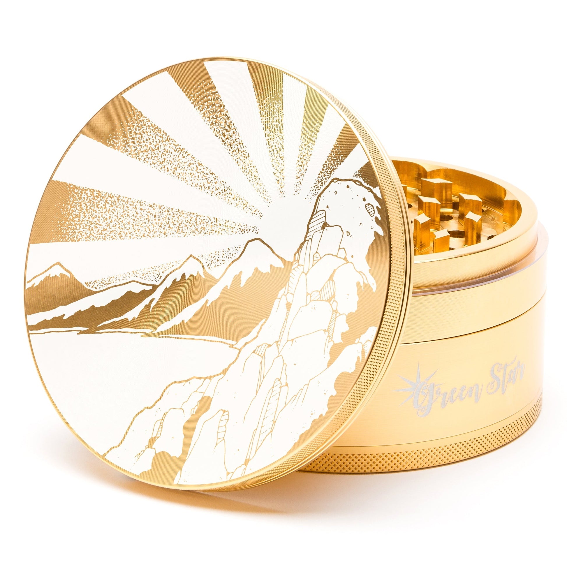 Green Star Scenic Large 4-Piece Grinder by Green Star | Mission Dispensary