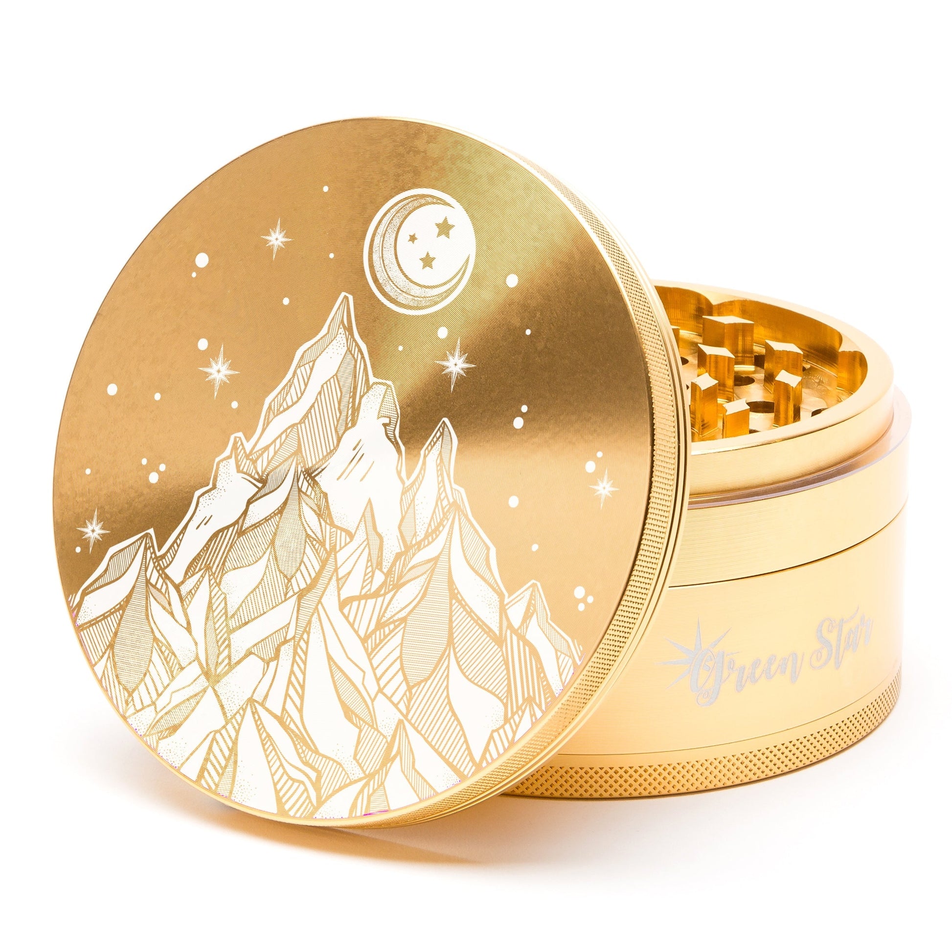Green Star Scenic Large 4-Piece Grinder by Green Star | Mission Dispensary