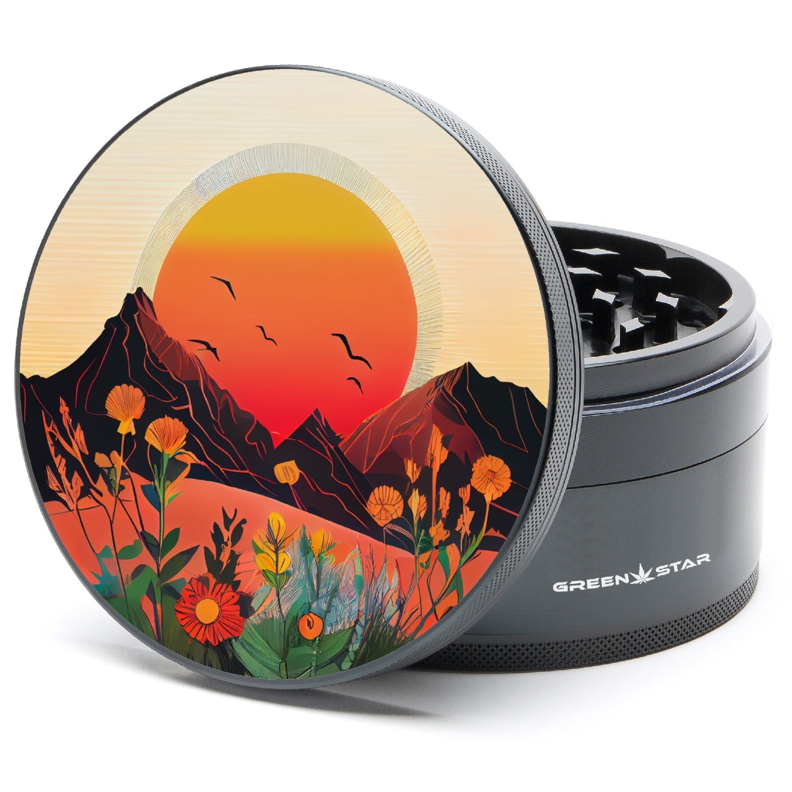 Green Star Scenic Large 4-Piece Grinder by Green Star | Mission Dispensary
