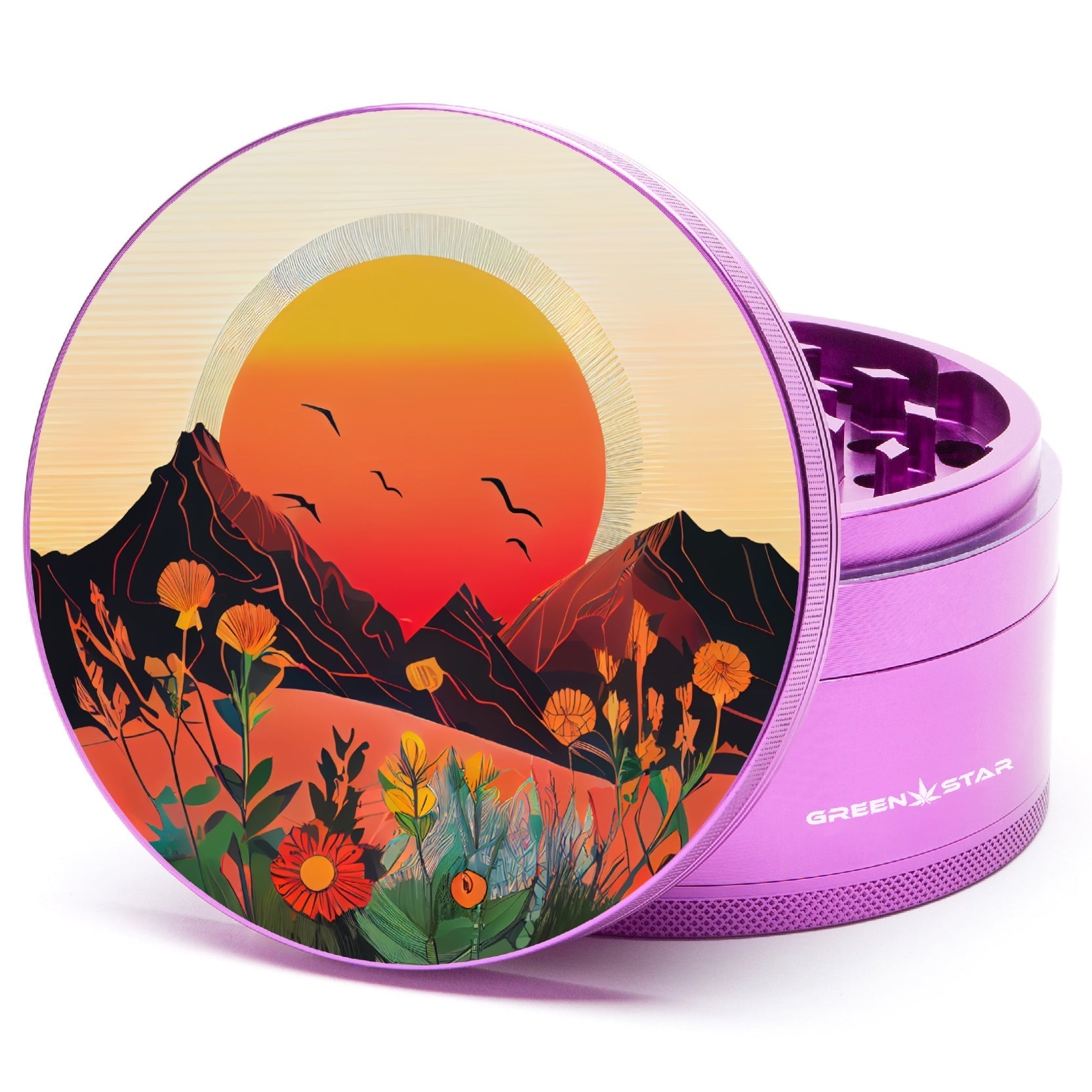 Green Star Scenic Large 4-Piece Grinder by Green Star | Mission Dispensary