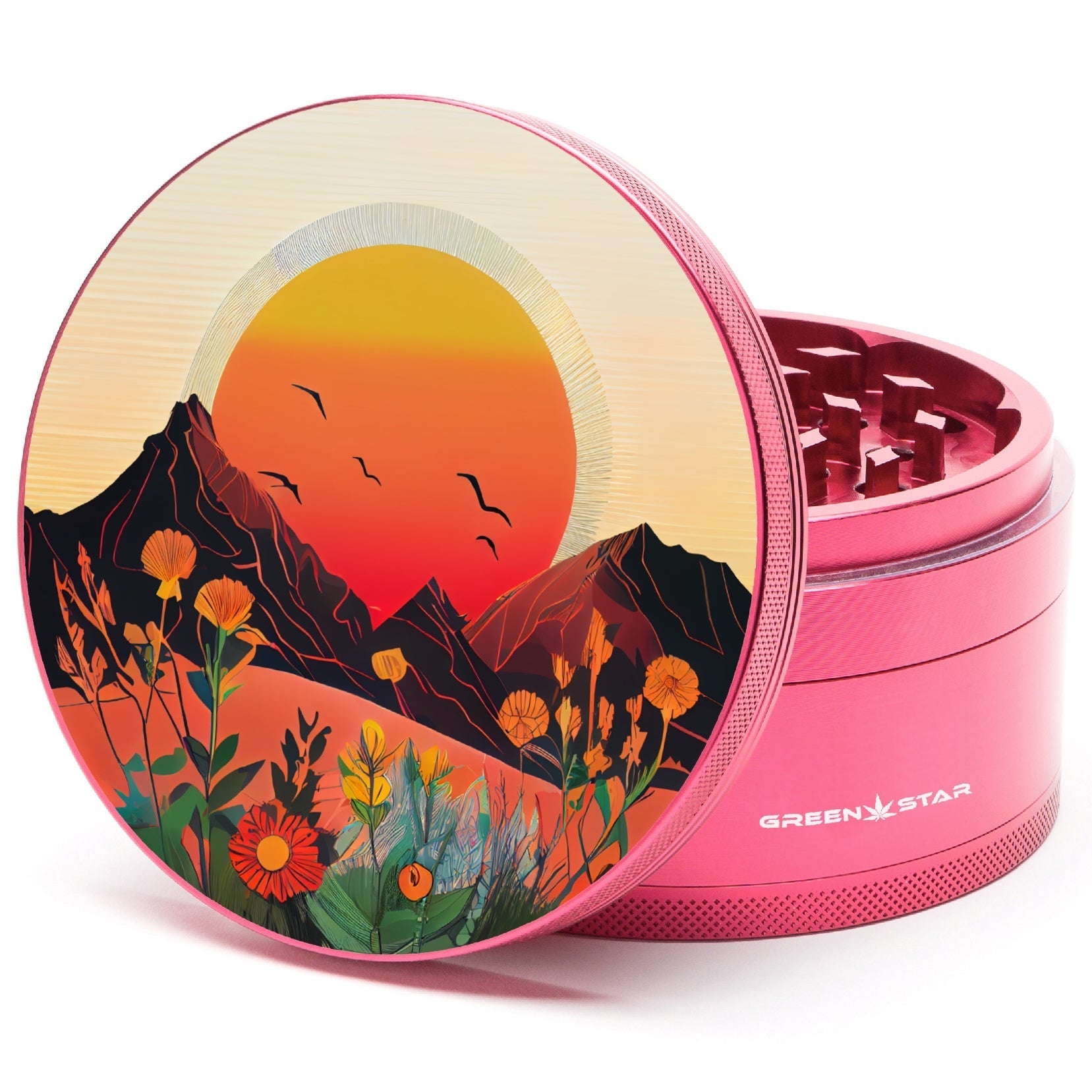 Green Star Scenic Large 4-Piece Grinder by Green Star | Mission Dispensary