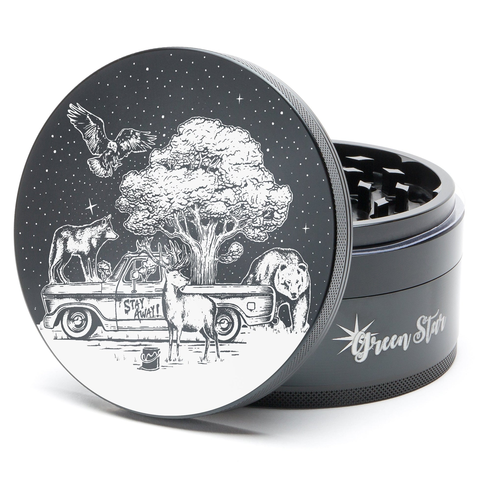 Green Star Novelty Large 4-Piece Grinder by Green Star | Mission Dispensary