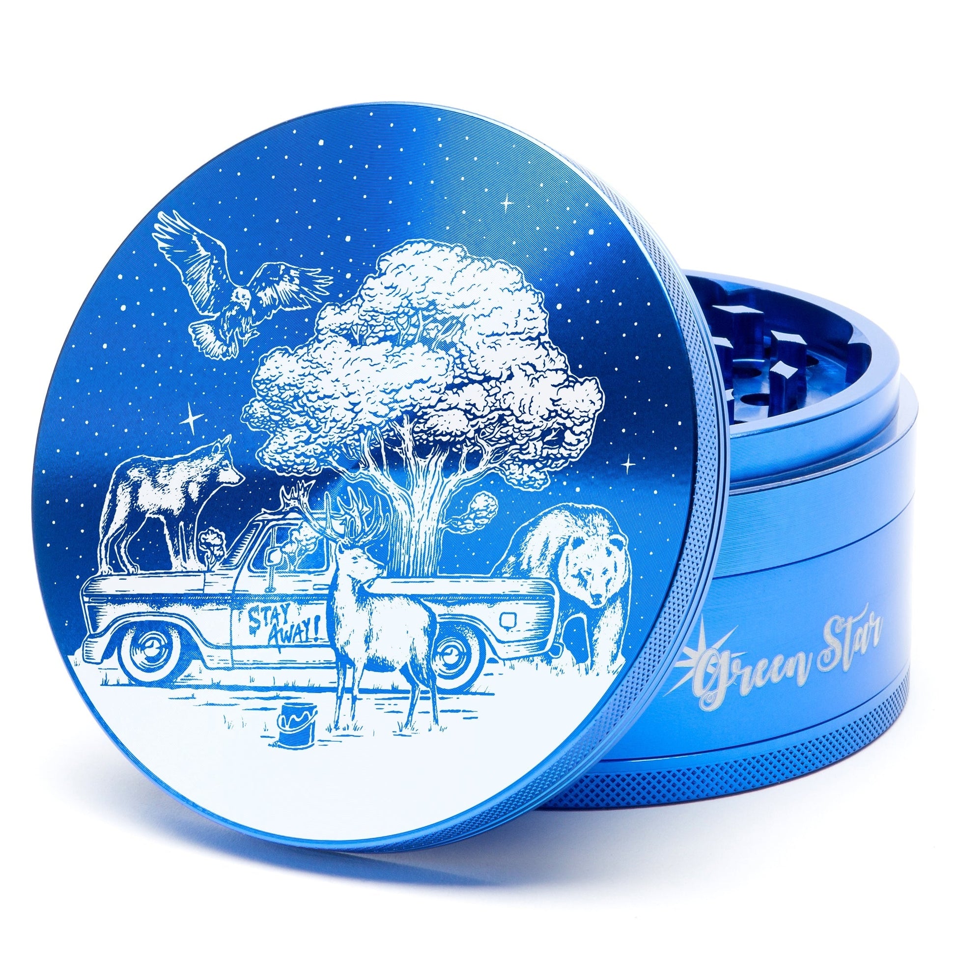 Green Star Novelty Large 4-Piece Grinder by Green Star | Mission Dispensary