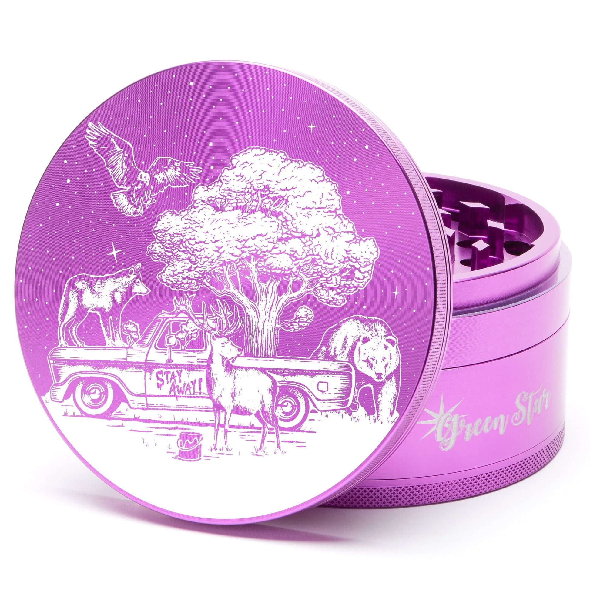 Green Star Novelty Large 4-Piece Grinder by Green Star | Mission Dispensary