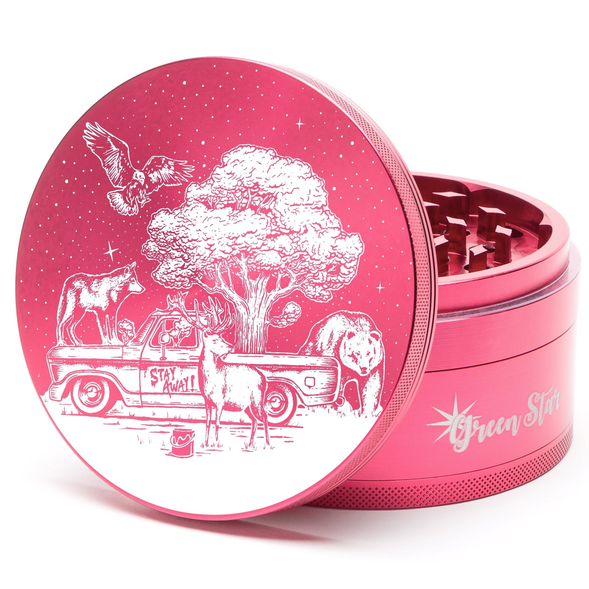 Green Star Novelty Large 4-Piece Grinder by Green Star | Mission Dispensary