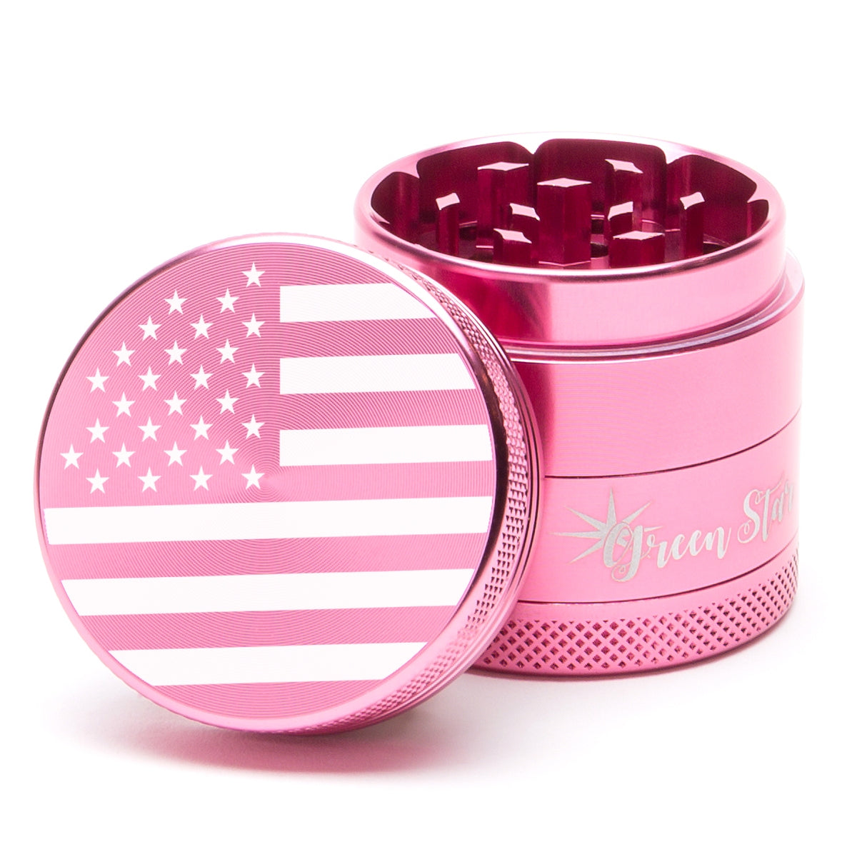 Green Star Novelty Medium 4-Piece Grinder by Green Star | Mission Dispensary