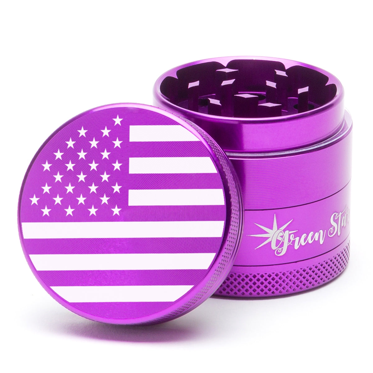 Green Star Novelty Medium 4-Piece Grinder by Green Star | Mission Dispensary