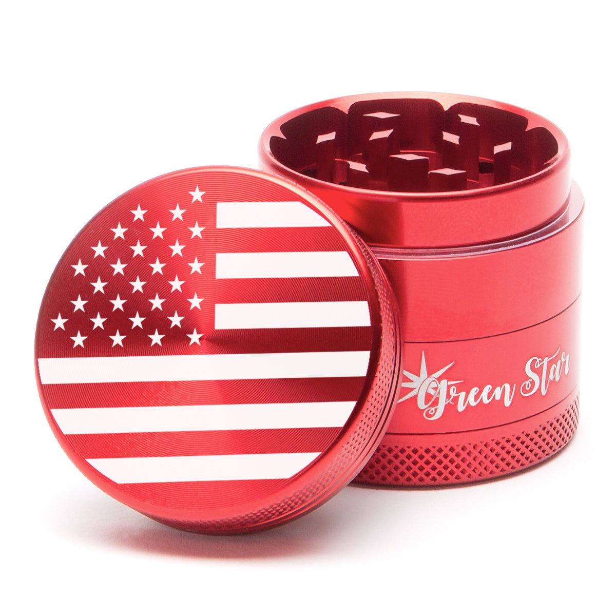 Green Star Novelty Medium 4-Piece Grinder by Green Star | Mission Dispensary