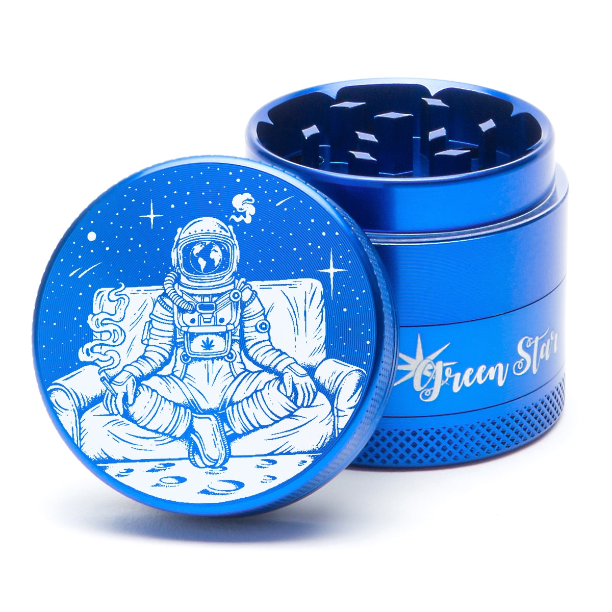 Green Star Novelty Medium 4-Piece Grinder by Green Star | Mission Dispensary