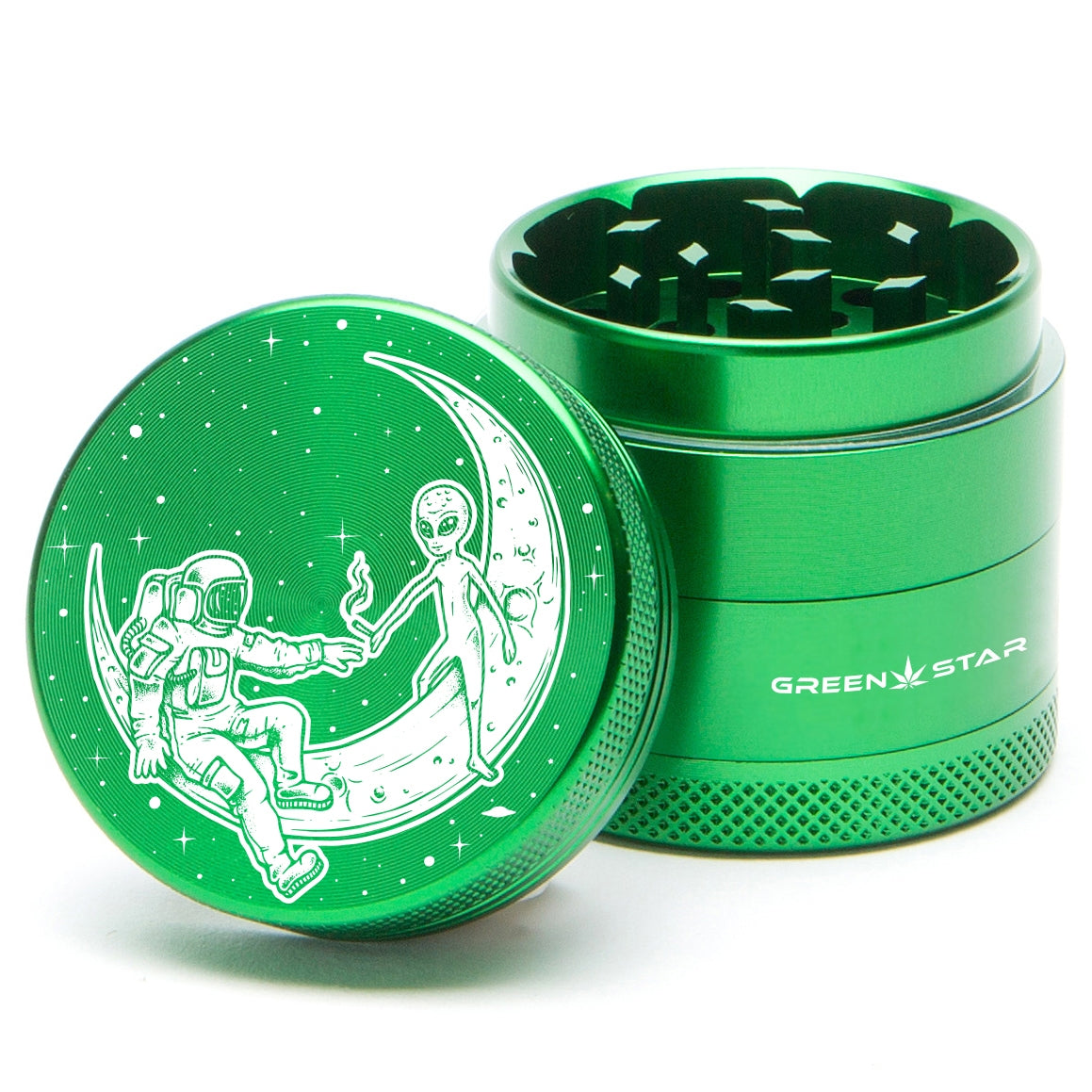 Green Star Scenic Medium 4-Piece Grinder by Green Star | Mission Dispensary