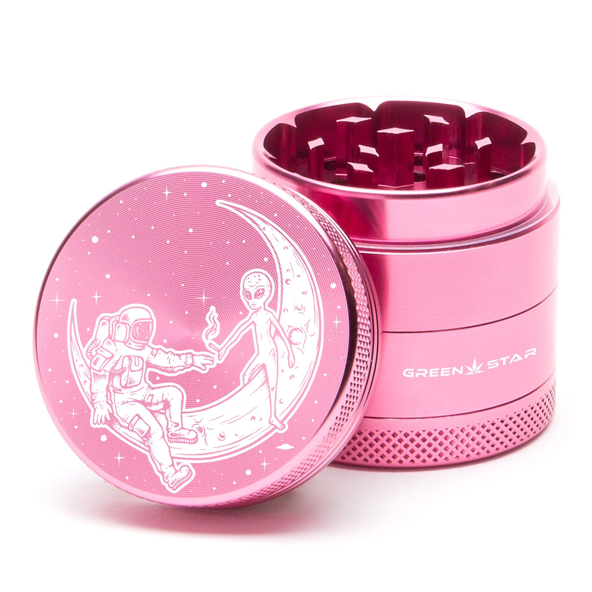 Green Star Scenic Medium 4-Piece Grinder by Green Star | Mission Dispensary