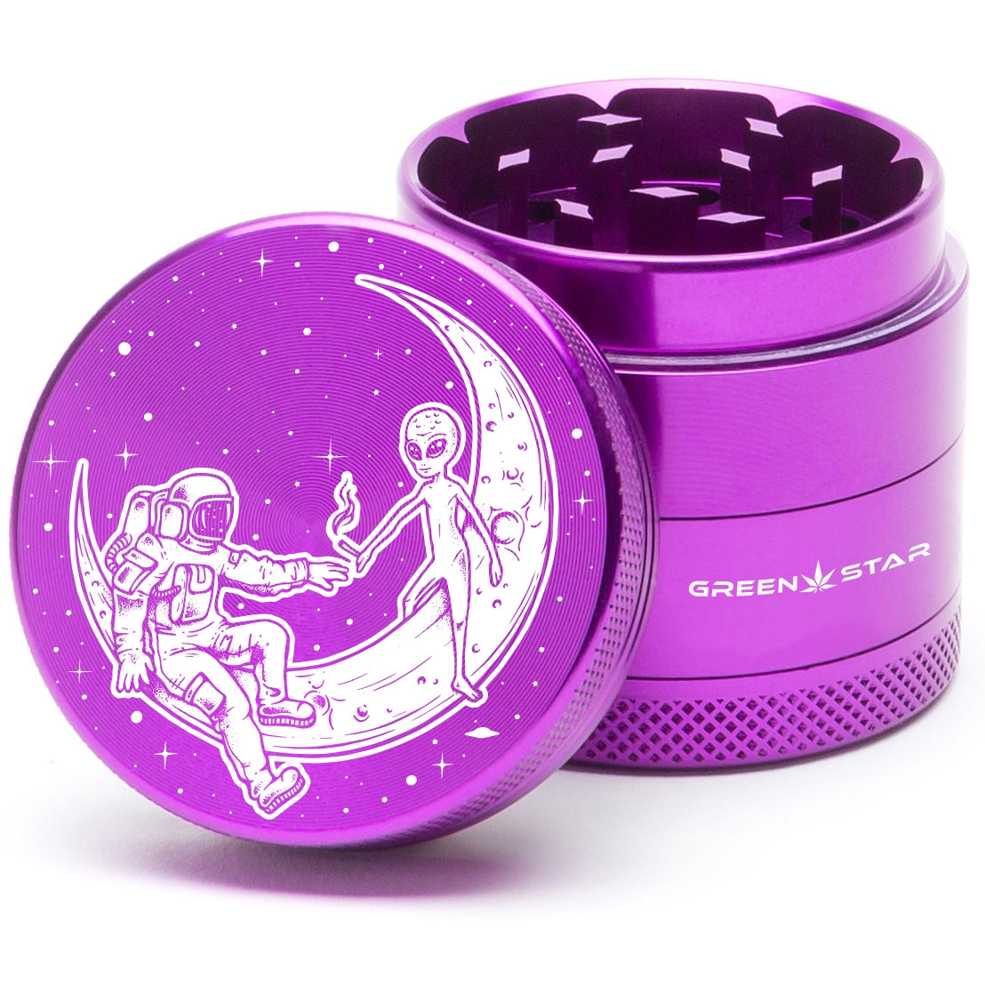 Green Star Scenic Medium 4-Piece Grinder by Green Star | Mission Dispensary