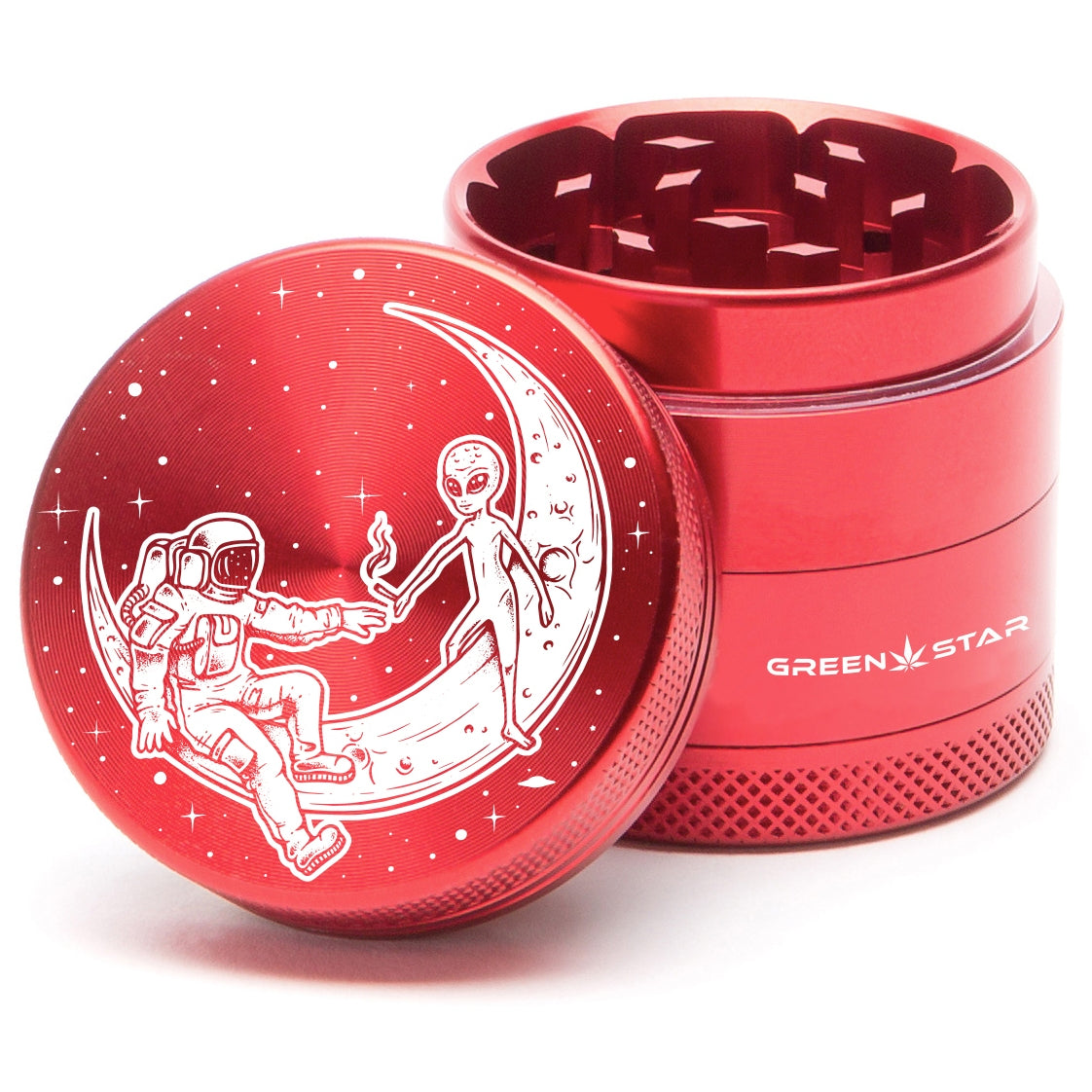Green Star Scenic Medium 4-Piece Grinder by Green Star | Mission Dispensary