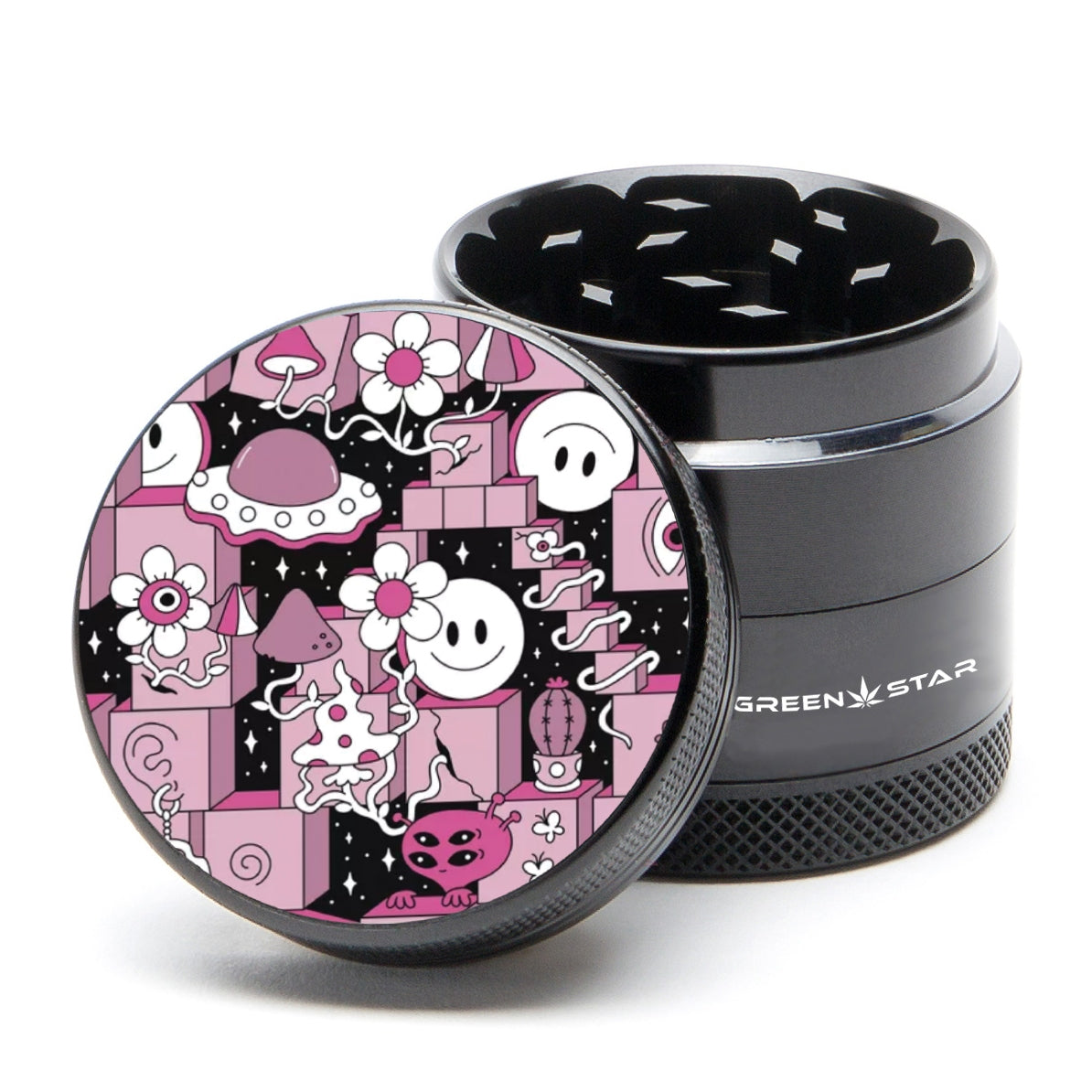 Green Star Scenic Medium 4-Piece Grinder by Green Star | Mission Dispensary