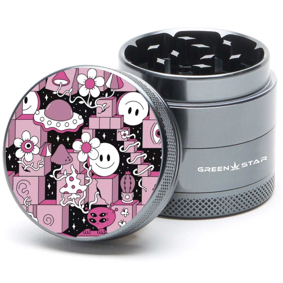 Green Star Scenic Medium 4-Piece Grinder by Green Star | Mission Dispensary