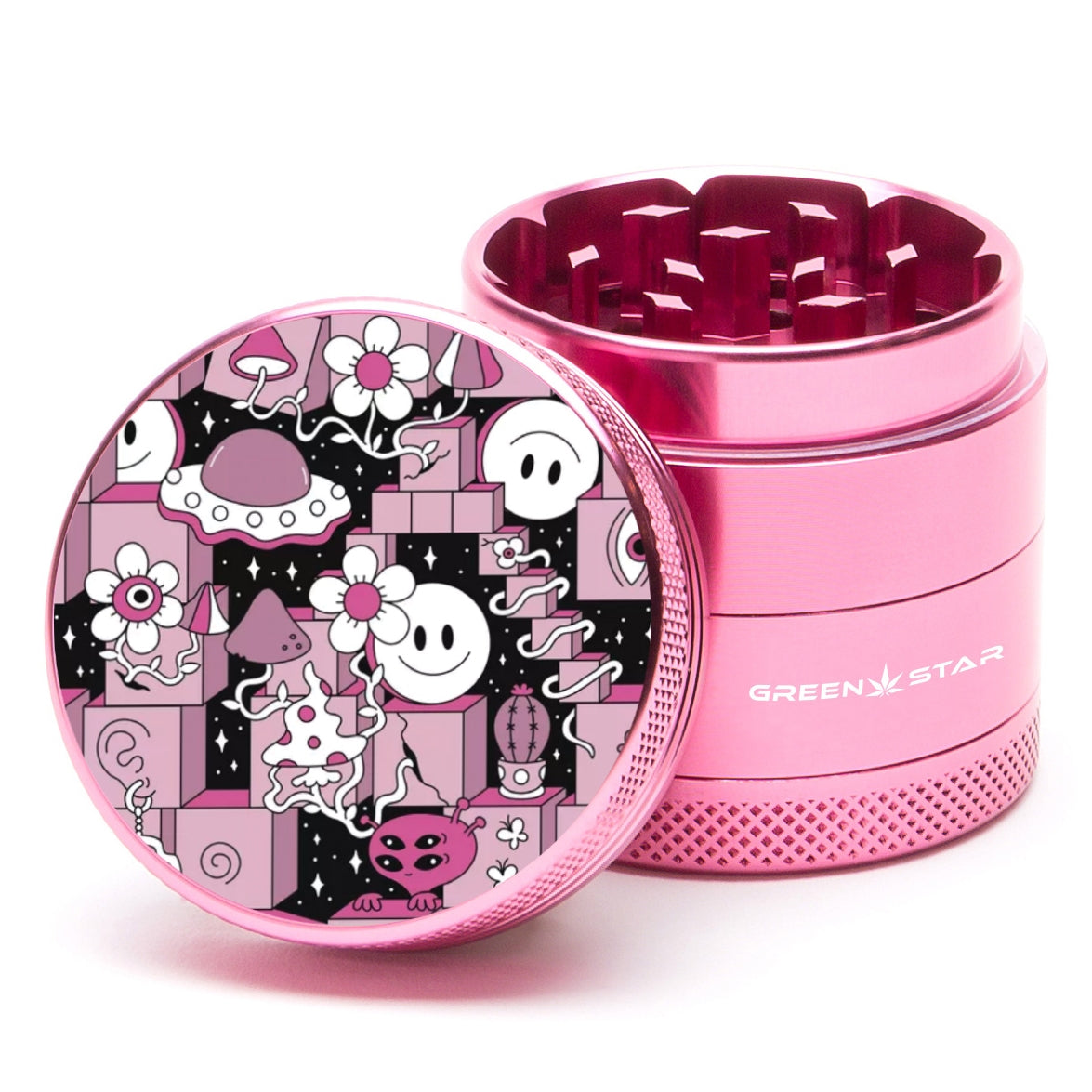 Green Star Scenic Medium 4-Piece Grinder by Green Star | Mission Dispensary